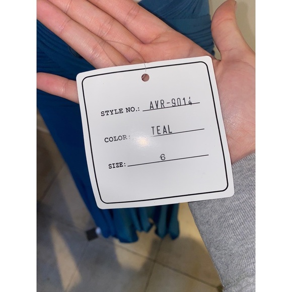 Jovani Evening Gown Teal - Picture 7 of 7